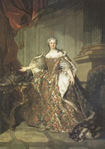 Louis Tocque Marie Leczinska Queen of France wife of Louis XV (mk05) Germany oil painting art